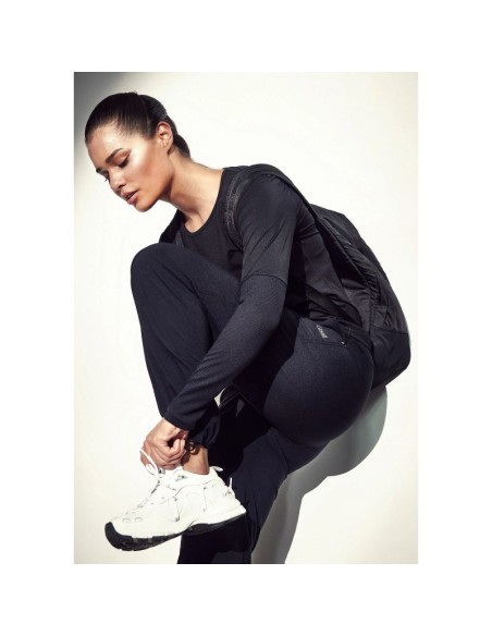 CASALL Essential Mesh Detail Long Sleeve Tshirt black