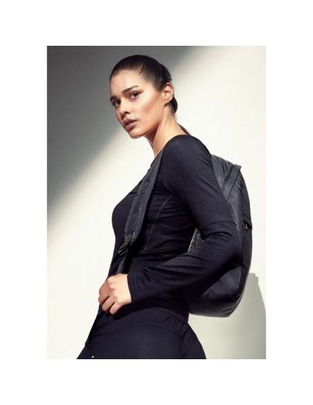 CASALL Essential Mesh Detail Long Sleeve Tshirt black