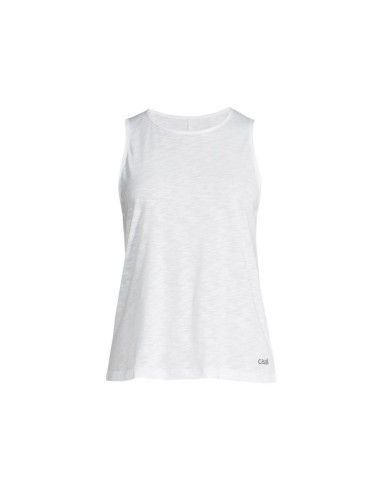 CASALL Soft Texture Tank White Training Tshirt