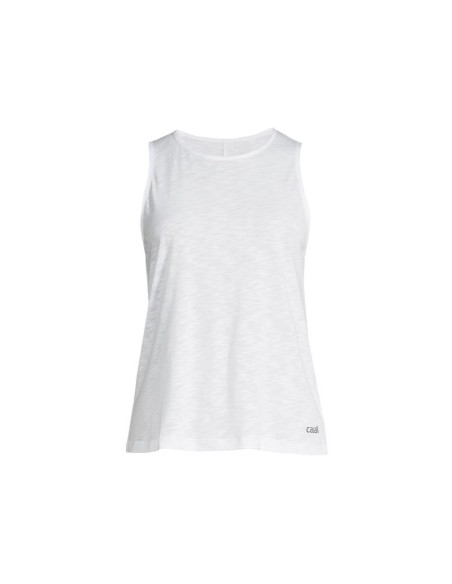 CASALL Soft Texture Tank White Training Tshirt