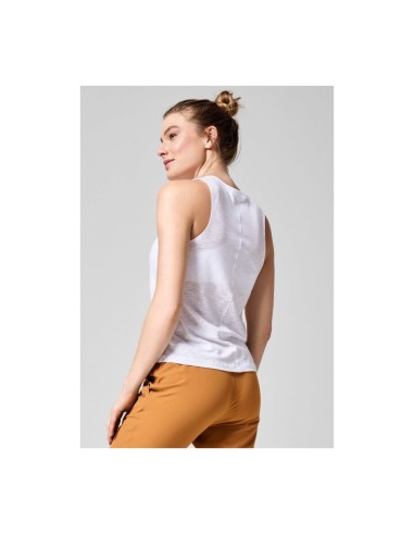 CASALL Soft Texture Tank White Training Tshirt