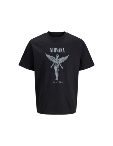Jack Jones tshirt Nirvana JPRBLUNIRVANA SS TEE 12287521 BLACK