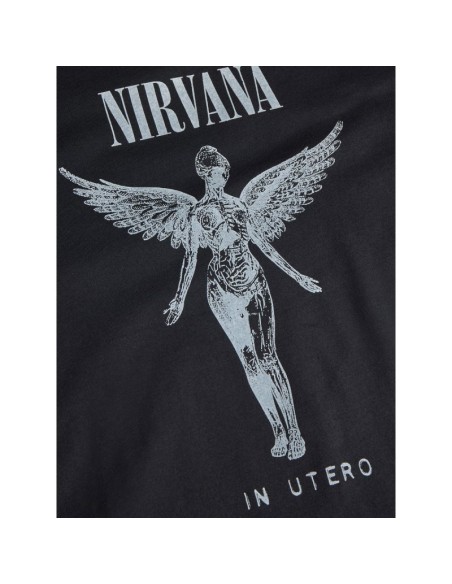 Jack Jones tshirt Nirvana JPRBLUNIRVANA SS TEE 12287521 BLACK