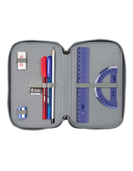 Real Madrid double filled pencil case with accessories 28 pcs 412554854
