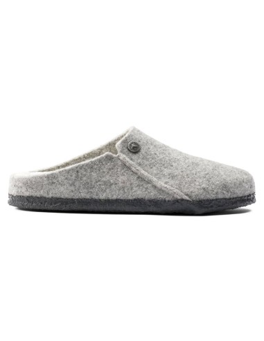 Birkenstock Zermatt Light Gray Wool Felt Insulated Men'sWomen's Slippers Regular Wide 1015092