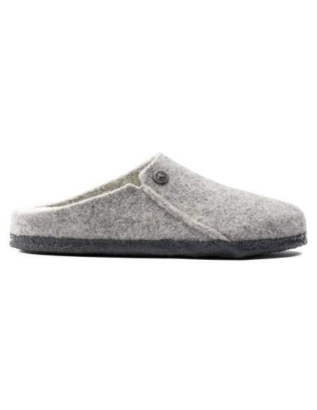Birkenstock Zermatt Light Gray Wool Felt Insulated Men'sWomen's Slippers Regular Wide 1015092