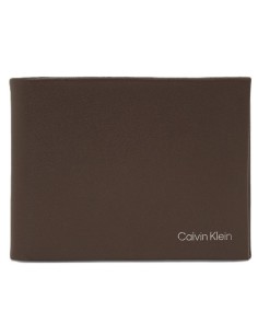 CALVIN KLEIN MEN'S LEATHER BIFOLD WALLET