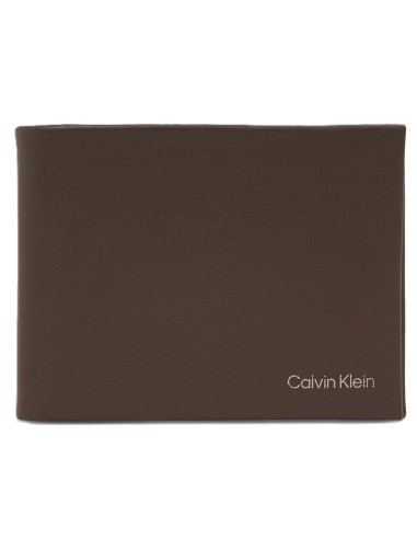 CALVIN KLEIN MEN'S LEATHER BIFOLD WALLET
