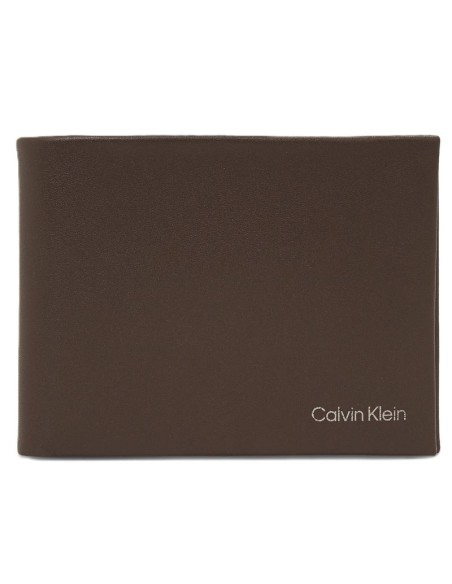 CALVIN KLEIN MEN'S LEATHER BIFOLD WALLET