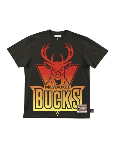 Mitchell Ness NBA Milwaukee Bucks TShirt Black
