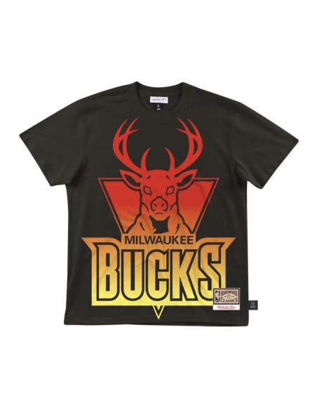 Mitchell Ness NBA Milwaukee Bucks TShirt Black