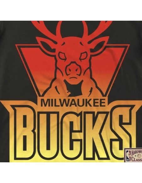 Mitchell Ness NBA Milwaukee Bucks TShirt Black