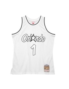 Mitchell Ness Orlando Magic Penny Hardaway 19941995 White Black Swingman TShirt