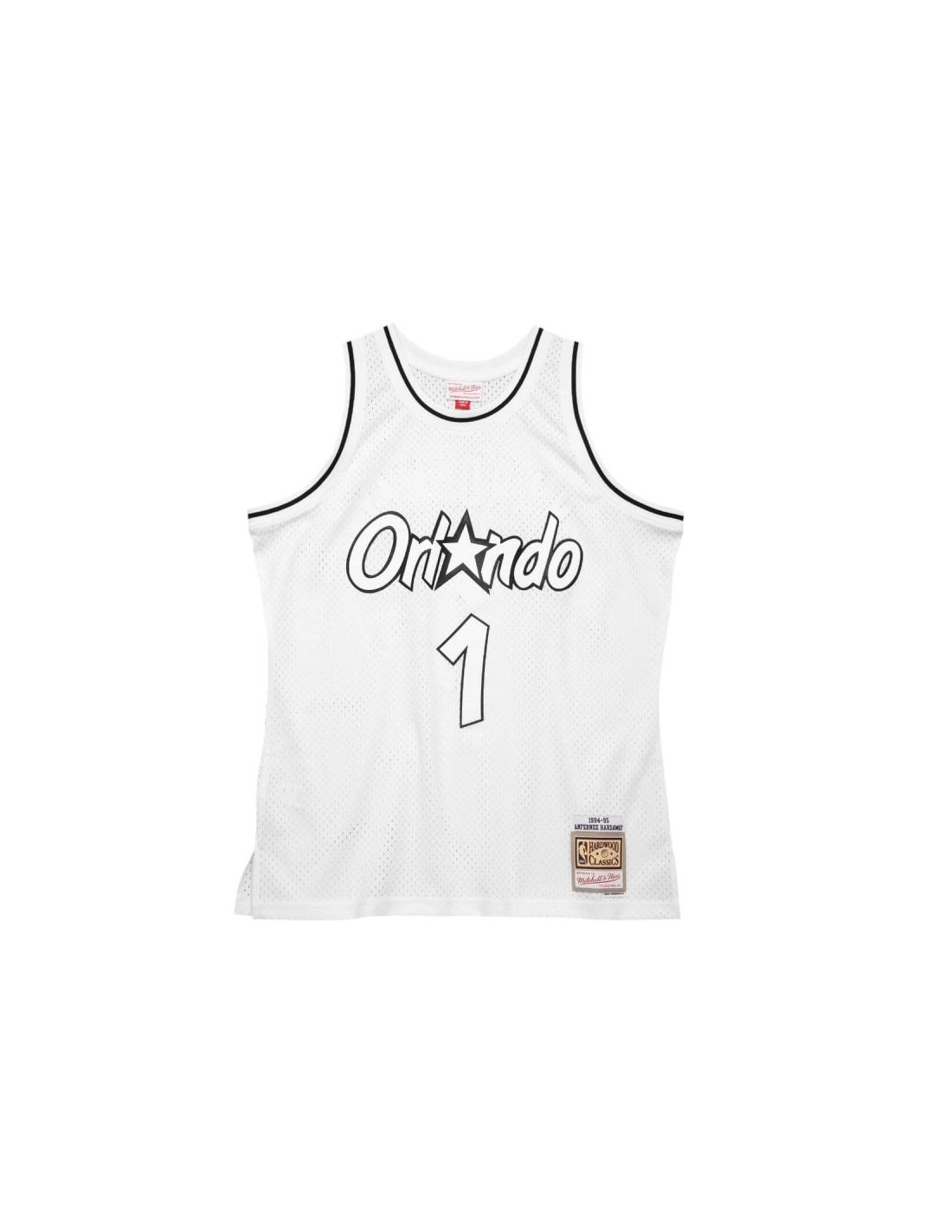 Mitchell Ness Orlando Magic Penny Hardaway 19941995 White Black Swingman TShirt