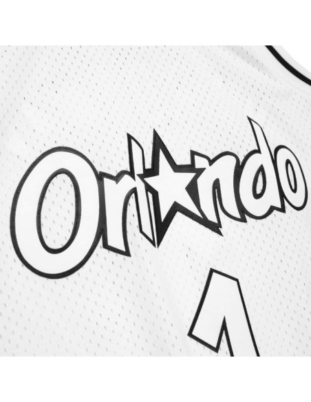 Mitchell Ness Orlando Magic Penny Hardaway 19941995 White Black Swingman TShirt