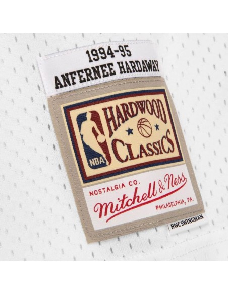 Mitchell Ness Orlando Magic Penny Hardaway 19941995 White Black Swingman TShirt