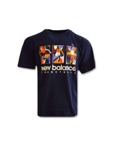New Balance Hoops Classics Tshirt MT23587 ECL
