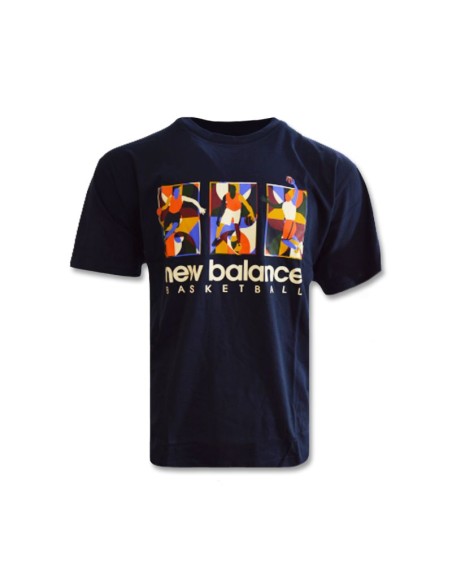New Balance Hoops Classics Tshirt MT23587 ECL