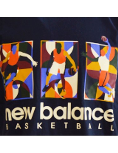 New Balance Hoops Classics Tshirt MT23587 ECL