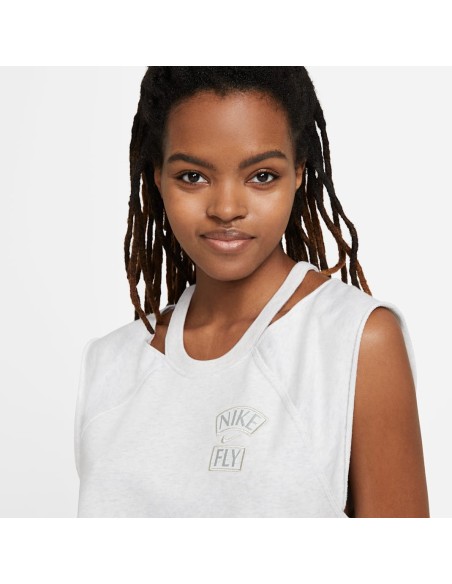 Nike Standard Issue Top Wmns Birch HeatherPale Ivory Tshirt CZ7221051