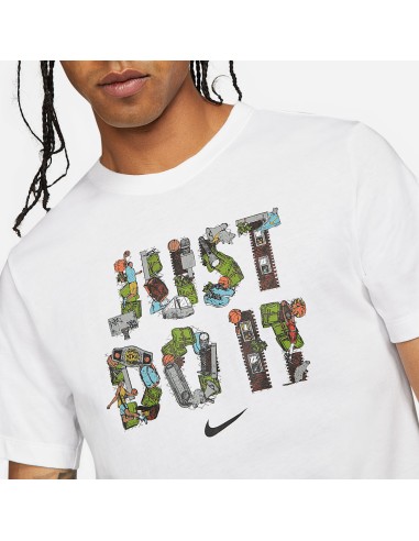 Nike Seasonal 'Just Do It' Men's Basketball Tshirt White DD0801100
