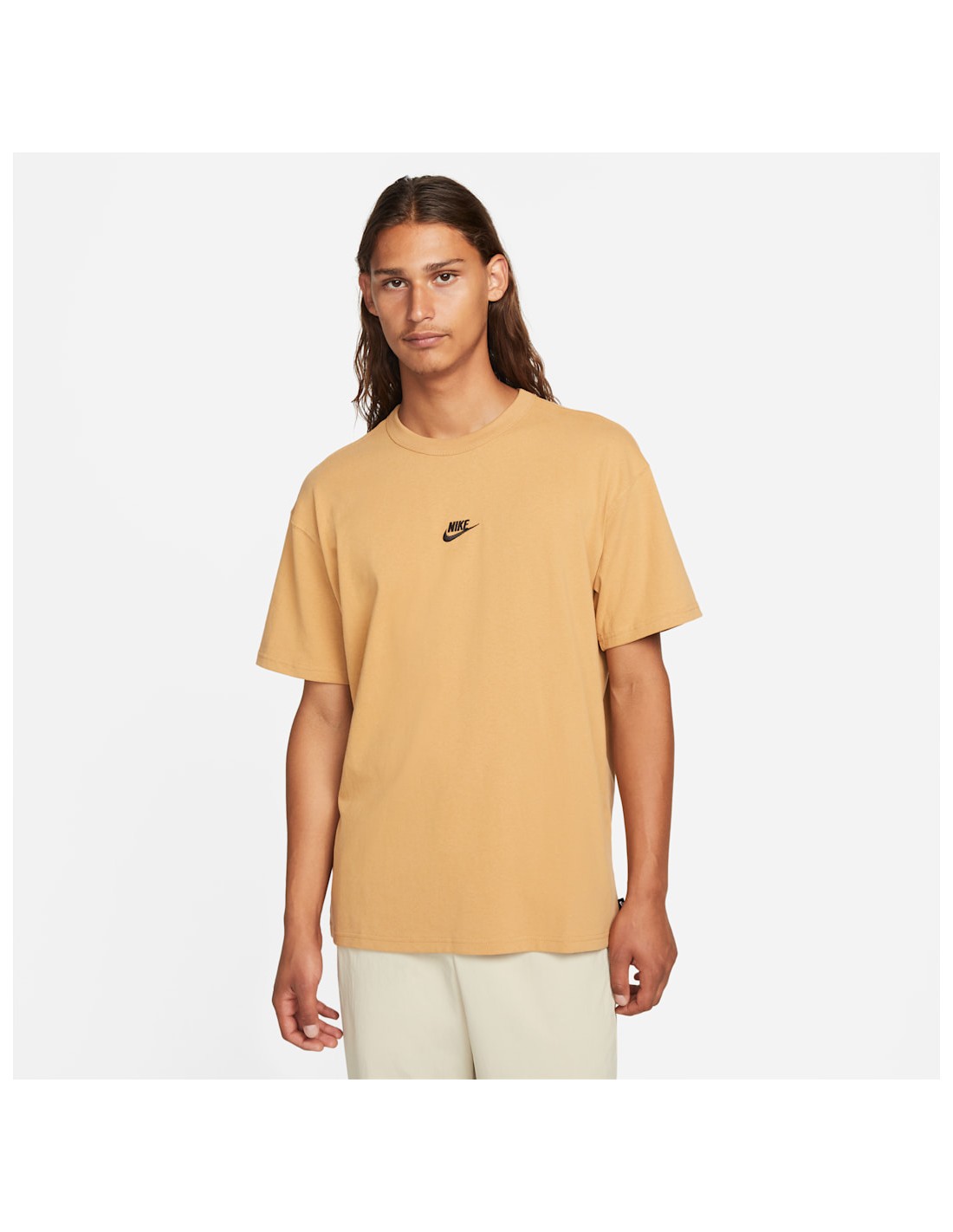 Nike Sportswear Premium Essentials Ανδρικό T-Shirt - Καφέ DO7392722