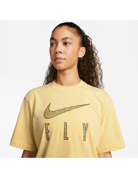 Nike DriFIT Swoosh Fly Boxy Tshirt Women's Wmns Lemon Wash DV2373753