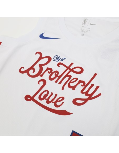 Nike Philadelphia 76ers Swingman Jersey City Edition 22 James Harden Tshirt DO9606107