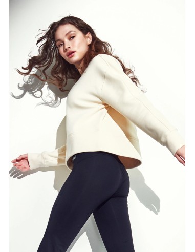 CASALL Boxy Crew Neck Sweatshirt sand