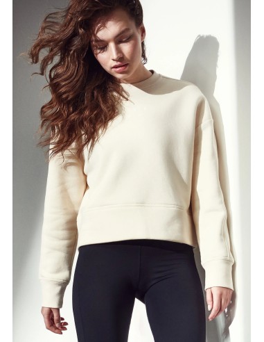 CASALL Boxy Crew Neck Sweatshirt sand