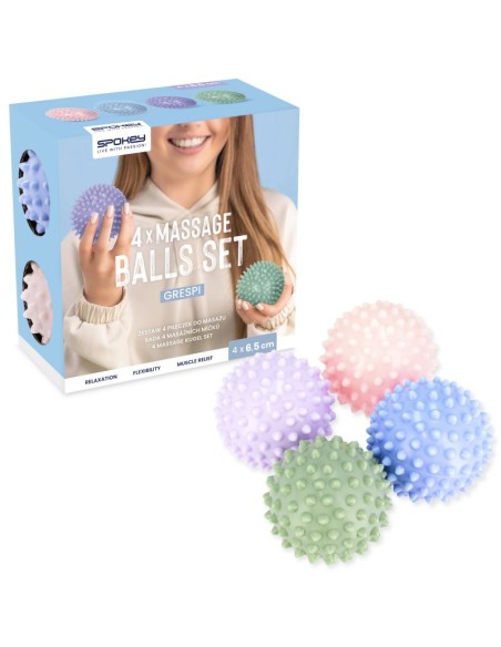 Massage ball set 4 pcs Spokey GRESPI