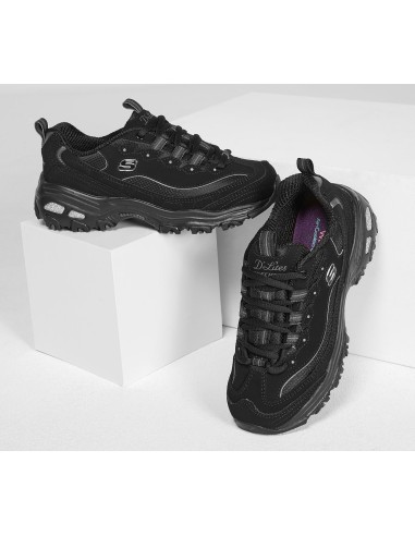 Skechers D"Lites Γυναικεία Chunky Sneakers Μαύρα 11930-BBK
