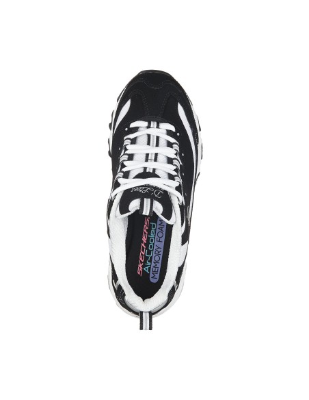 Skechers D"lites Biggest Fan Γυναικεία Chunky Sneakers Μαύρα 11930-BKW