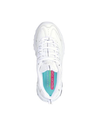 Skechers D"Lites Fresh Start Γυναικεία Chunky Sneakers Λευκά 11931-WSL