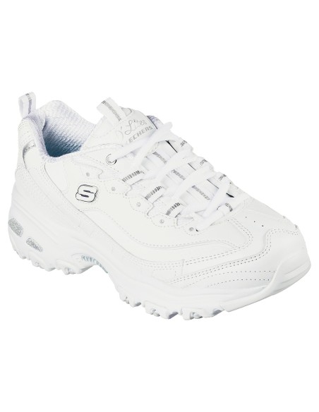 Skechers D"Lites Fresh Start Γυναικεία Chunky Sneakers Λευκά 11931-WSL