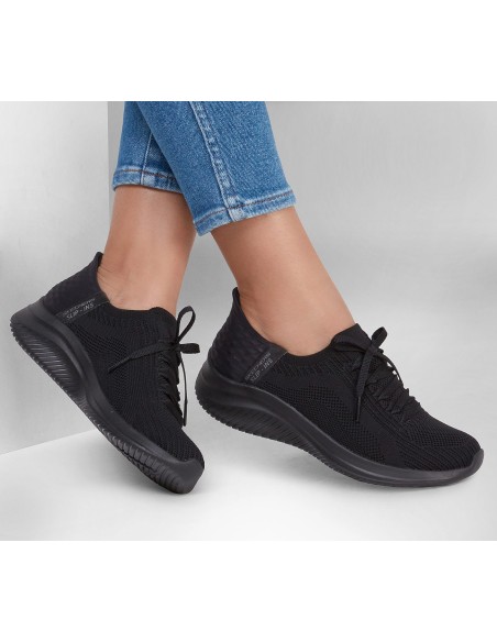 Skechers Ultra Flex 3.0 Brilliant Γυναικεία Sneakers Μαύρα 149710-BBK
