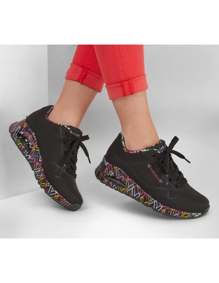 Shoes Skechers Uno Loving Love W 155506BBK