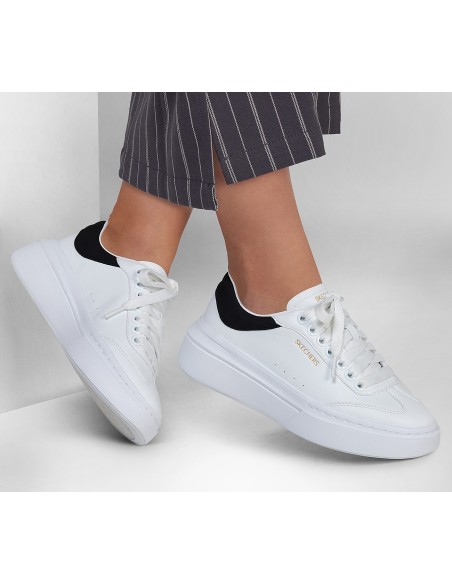 Skechers Classic Best Γυναικεία Sneakers Λευκά 185060-WBK