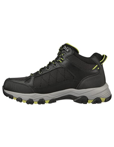 Skechers Selmen 204477-BLK Ανδρικά Ορειβατικά Μποτάκια Αδιάβροχα Μαύρα