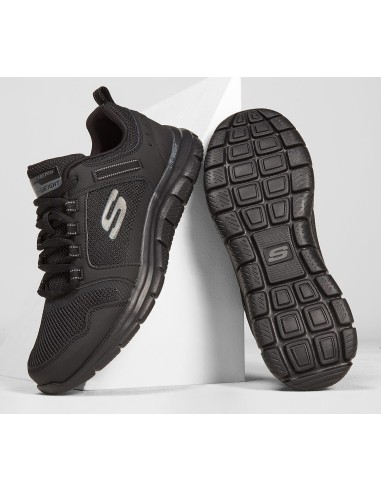 Skechers Track Knockhill 232001-BBK Ανδρικά Αθλητικά Παπούτσια Running Μαύρα