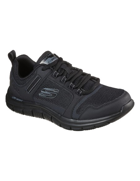 Skechers Track Knockhill 232001-BBK Ανδρικά Αθλητικά Παπούτσια Running Μαύρα