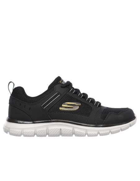 Skechers Track Knockhill 232001-BKGD Ανδρικά Αθλητικά Παπούτσια Running Μαύρα