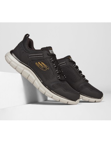 Skechers Track Knockhill 232001-BKGD Ανδρικά Αθλητικά Παπούτσια Running Μαύρα