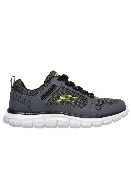 Skechers Track Knockhill 232001-CCBK Ανδρικά Αθλητικά Παπούτσια Running Γκρι