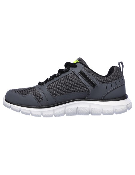 Skechers Track Knockhill 232001-CCBK Ανδρικά Αθλητικά Παπούτσια Running Γκρι