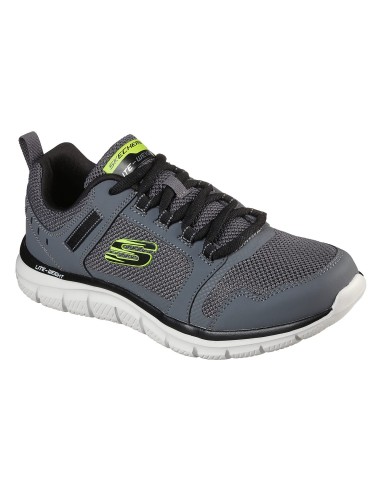 Skechers Track Knockhill 232001-CCBK Ανδρικά Αθλητικά Παπούτσια Running Γκρι