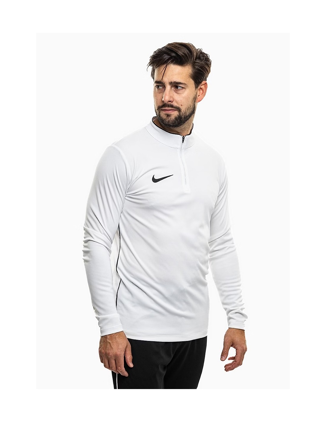 Nike DriFit Park 26 Drill Top Men's Sweatshirt White IB