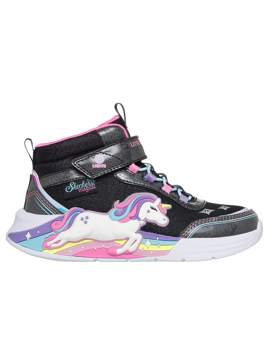 Skechers SLights Unicorn Chaser Jumping Magic 303302LBKMT