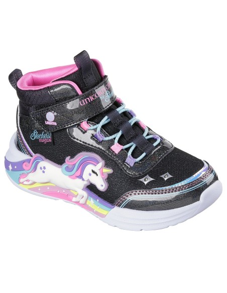 Skechers SLights Unicorn Chaser Jumping Magic 303302LBKMT