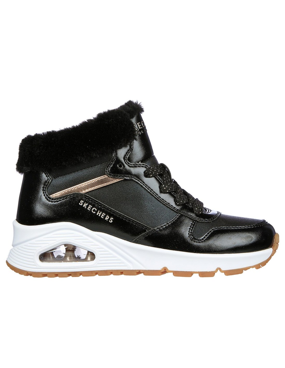 Skechers Cozy Παιδικά Μποτάκια Χρυσά 310518L-RSGD